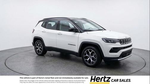 Bright White Clearcoat 2025 Jeep Compass Limited