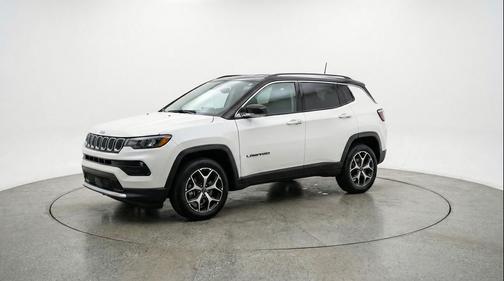 Bright White Clearcoat 2025 Jeep Compass Limited