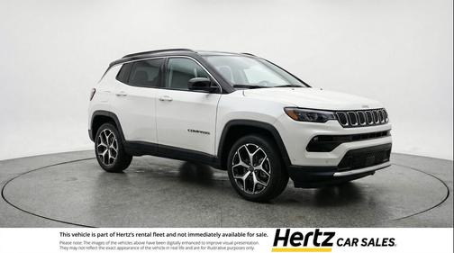 Bright White Clearcoat 2025 Jeep Compass Limited
