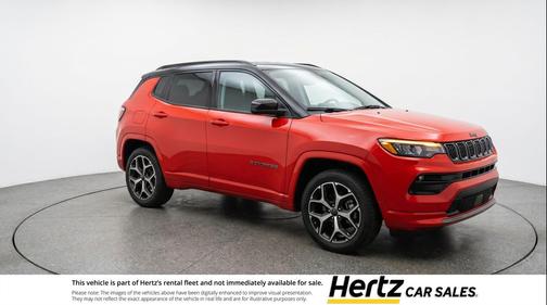 Red Hot Pearlcoat 2025 Jeep Compass Limited