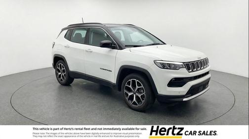 Bright White Clearcoat 2025 Jeep Compass Limited