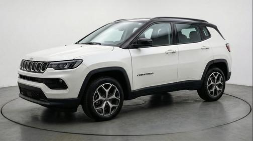 Bright White Clearcoat 2025 Jeep Compass Limited