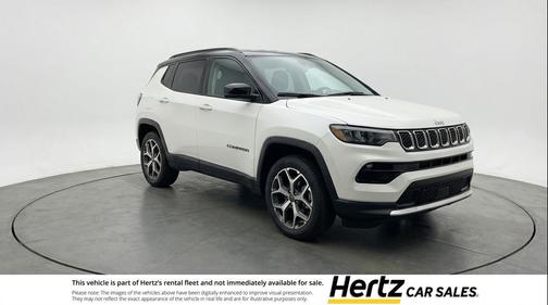 Bright White Clearcoat 2025 Jeep Compass Limited