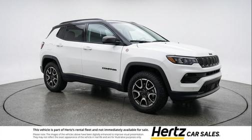 Bright White Clearcoat 2025 Jeep Compass Trailhawk