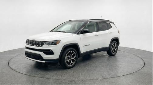 Bright White Clearcoat 2025 Jeep Compass Limited