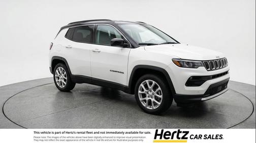 Bright White Clearcoat 2025 Jeep Compass Limited
