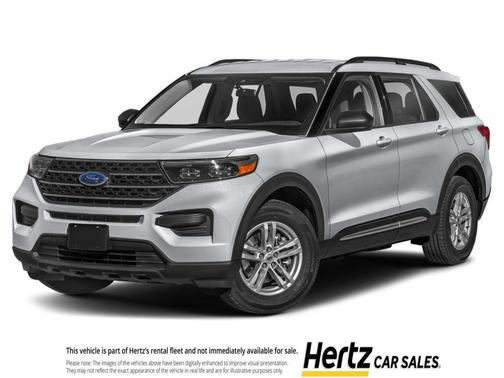 Iconic Silver Metallic 2024 Ford Explorer XLT