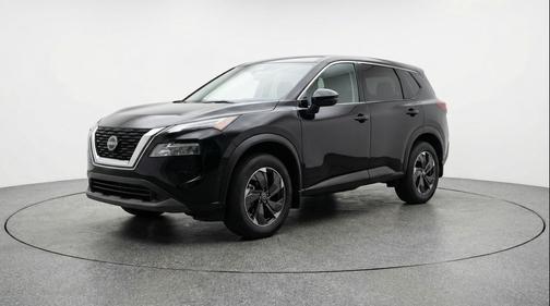 Super Black 2025 Nissan Rogue SV