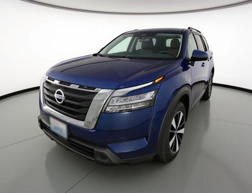 Deep Ocean Blue Pearl 2025 Nissan Pathfinder SV 4WD