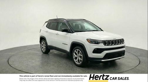 Bright White Clearcoat 2025 Jeep Compass Limited