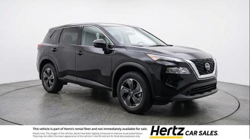 Super Black 2025 Nissan Rogue SV