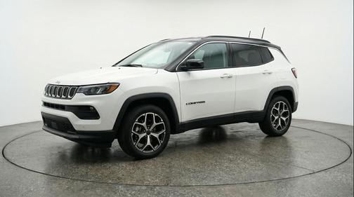 Bright White Clearcoat 2025 Jeep Compass Limited