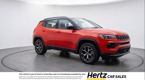 Red Hot Pearlcoat 2025 Jeep Compass Limited