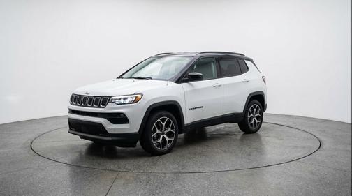 Bright White Clearcoat 2025 Jeep Compass Limited