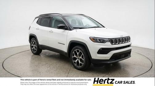 Bright White Clearcoat 2025 Jeep Compass Limited