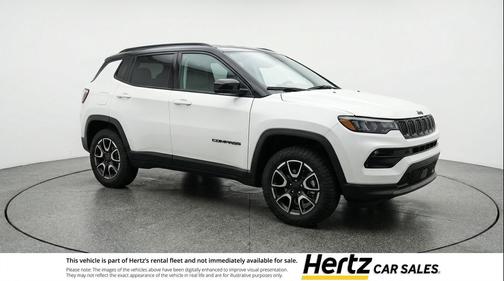 Bright White Clearcoat 2025 Jeep Compass Trailhawk