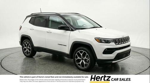 Bright White Clearcoat 2025 Jeep Compass Limited