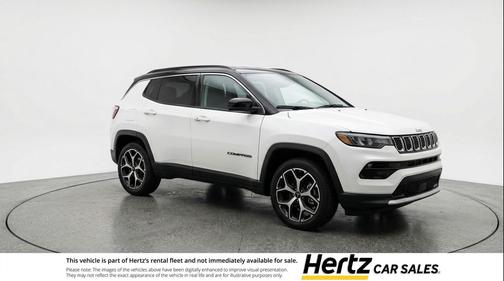 Bright White Clearcoat 2025 Jeep Compass Limited