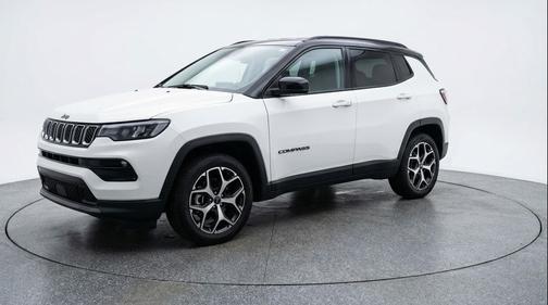 Bright White Clearcoat 2025 Jeep Compass Limited