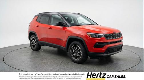Red Hot Pearlcoat 2025 Jeep Compass Trailhawk