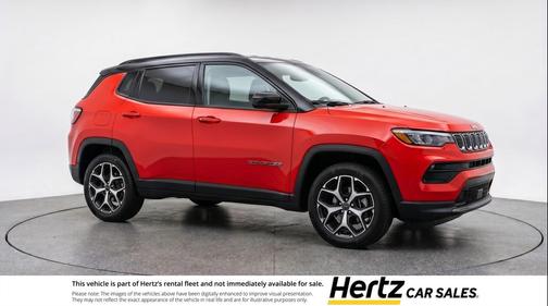 Red Hot Pearlcoat 2025 Jeep Compass Limited