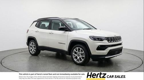 Bright White Clearcoat 2025 Jeep Compass Limited