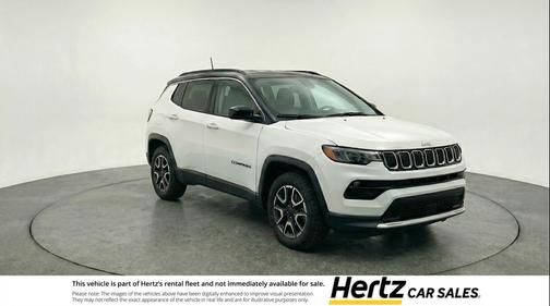 Bright White Clearcoat 2025 Jeep Compass Trailhawk