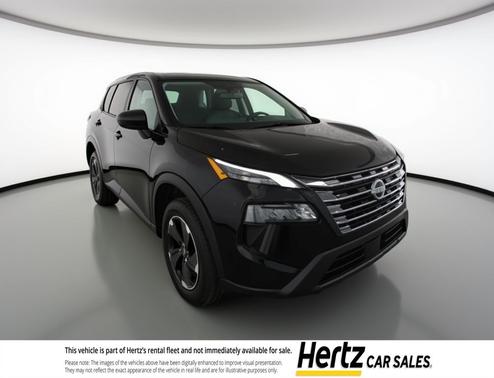 Super Black 2025 Nissan Rogue SV
