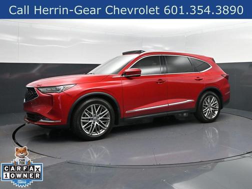 Radiant Red 2023 Acura MDX Advance Package