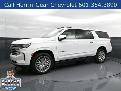 Summit White 2023 Chevrolet Suburban 2WD High Country
