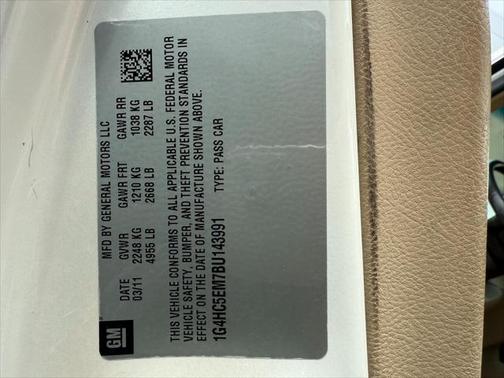 2011 Buick Lucerne CXL