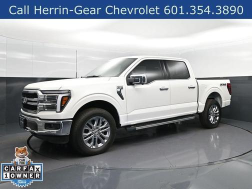 Star White Metallic Tri-Coat 2025 Ford F-150 Lariat