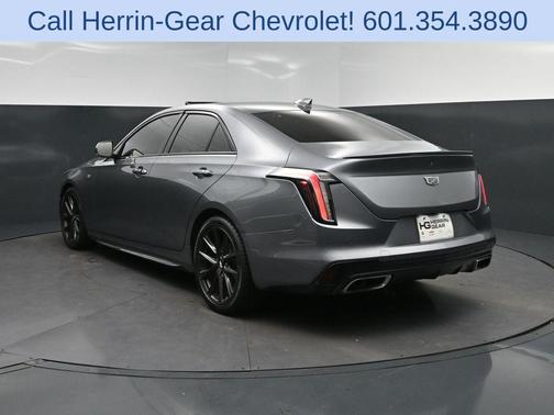 Satin Steel Metallic 2021 Cadillac CT4 Sport