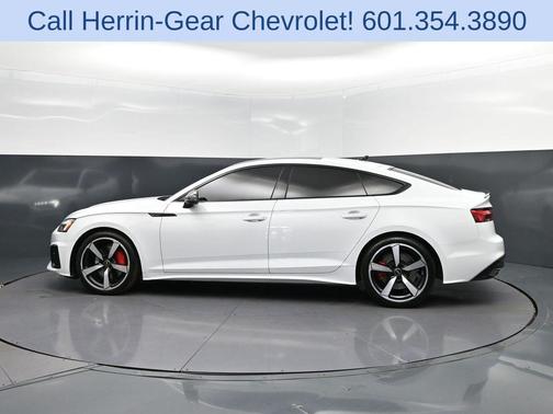 Glacier White Metallic 2024 Audi A5 Sportback 45 S Line Premium Plus