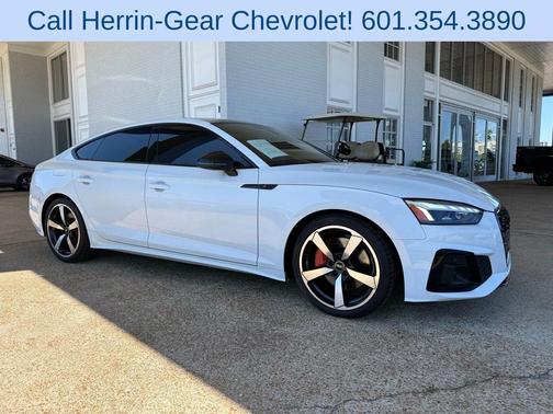 Glacier White Metallic 2024 Audi A5 Sportback 45 S Line Premium Plus