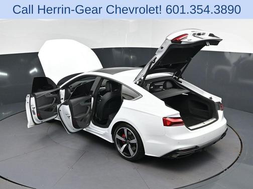 Glacier White Metallic 2024 Audi A5 Sportback 45 S Line Premium Plus