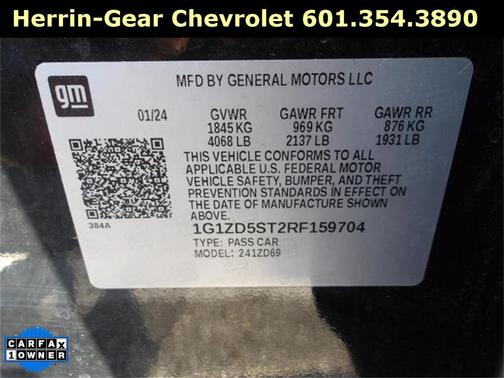 2024 Chevrolet Malibu FWD 1LT