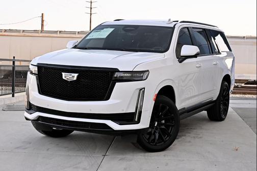 Crystal White Pearl 2021 Cadillac Escalade ESV Sport