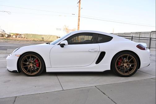 Satin White Pearl 2014 Porsche Cayman S