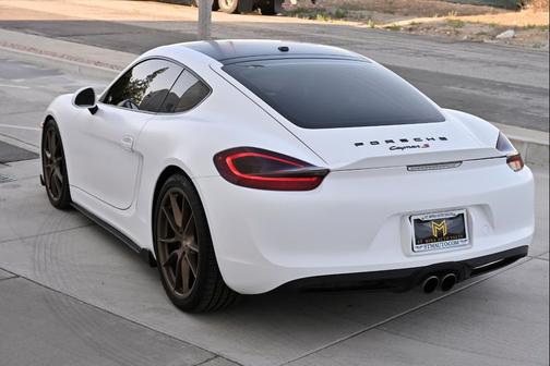 Satin White Pearl 2014 Porsche Cayman S