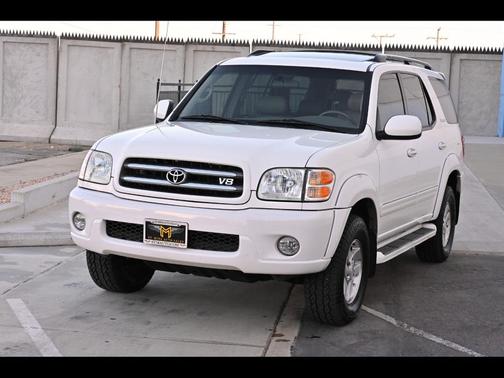 Natural White 2002 Toyota Sequoia Limited