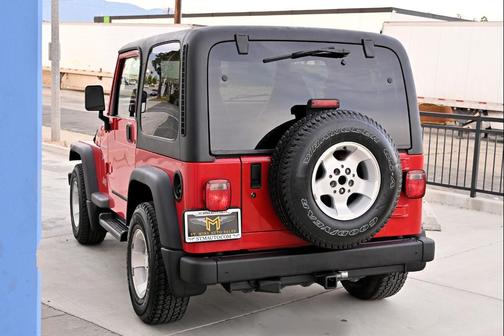 Flame Red 2002 Jeep Wrangler Sport