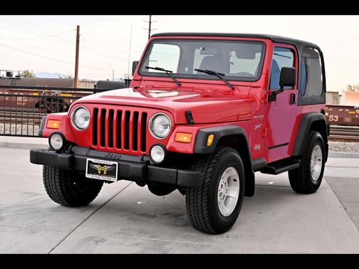 Flame Red 2002 Jeep Wrangler Sport