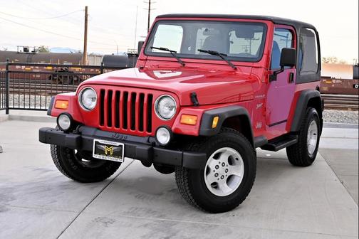 Flame Red 2002 Jeep Wrangler Sport