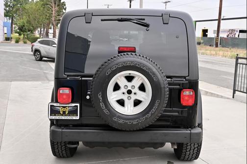 Black 2005 Jeep Wrangler Sport