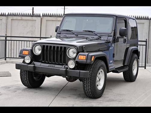 Black 2005 Jeep Wrangler Sport