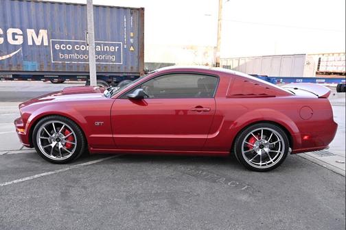 Dark Candy Apple Red Metallic 2008 Ford Mustang GT Premium