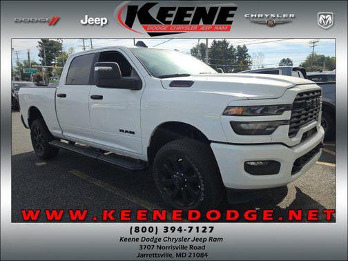 Bright White Clearcoat 2026 RAM 2500 Big Horn Crew Cab 4x4 6'4' Box
