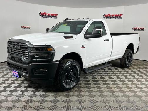 Bright White Clearcoat 2026 RAM 3500 Tradesman Regular Cab 4x4 8' Box