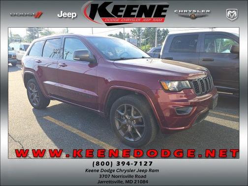 Velvet Red Pearlcoat 2021 Jeep Grand Cherokee 80th Anniversary 4x4